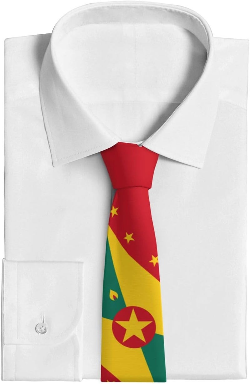 AKMCBSH National Flags Tie Comfortable Soft Novelty Necktie Unisex for Weddings Party Birthday Gift - Image 5